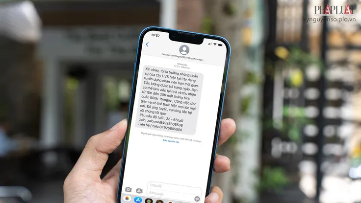 Cách chặn tin nhắn lừa đảo ‘Xin chào, tôi là trưởng phòng nhân sự…’