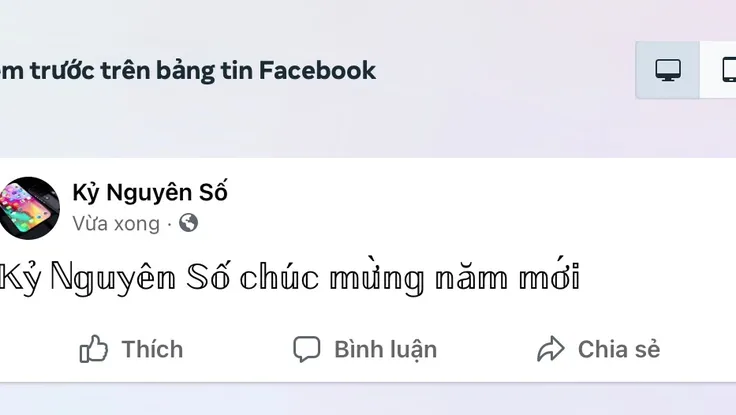 Cách viết chữ in đậm, in nghiêng trên Facebook