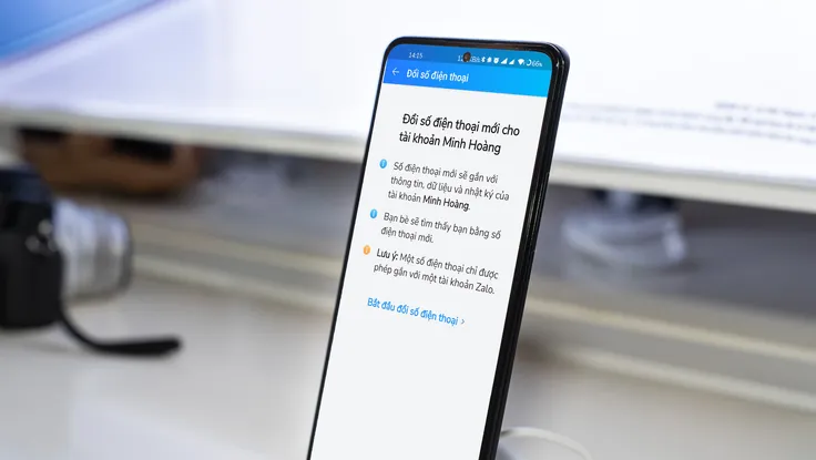 Cách đổi số điện thoại Zalo không mất tin nhắn