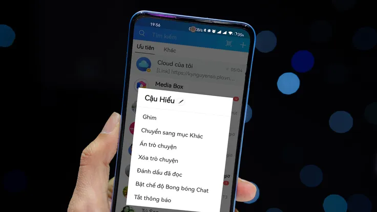 Cách ẩn tin nhắn riêng tư trên Zalo