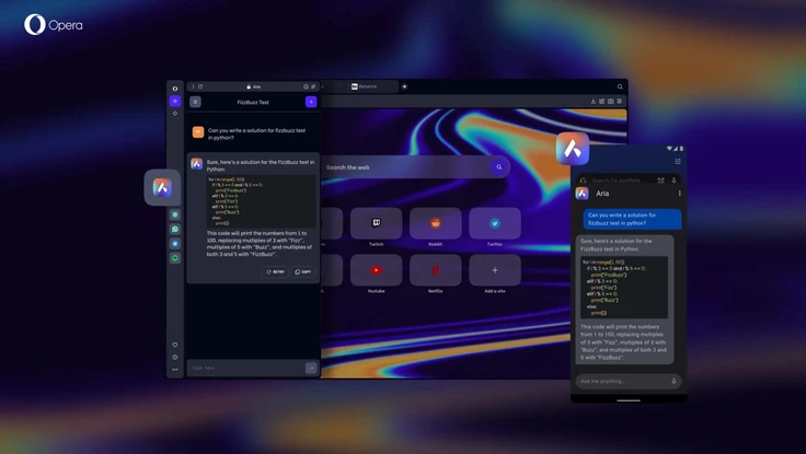Opera ra mắt trình duyệt tích hợp ChatGPT