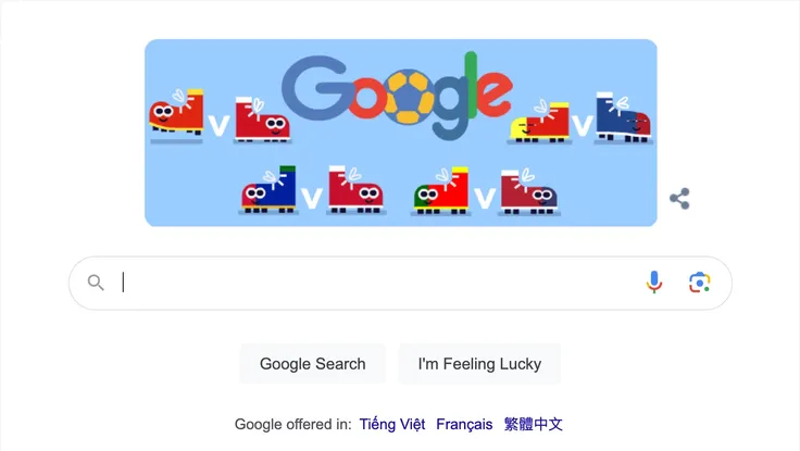 Google Doodle kỷ niệm Giải vô địch bóng đá nữ thế giới 2023