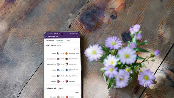 theo dõi lịch thi đấu bóng đá hôm nay bằng zalo