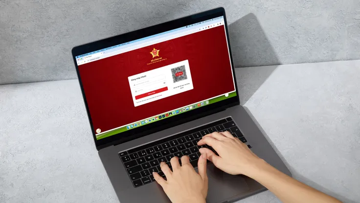 đăng nhập vneid trên website