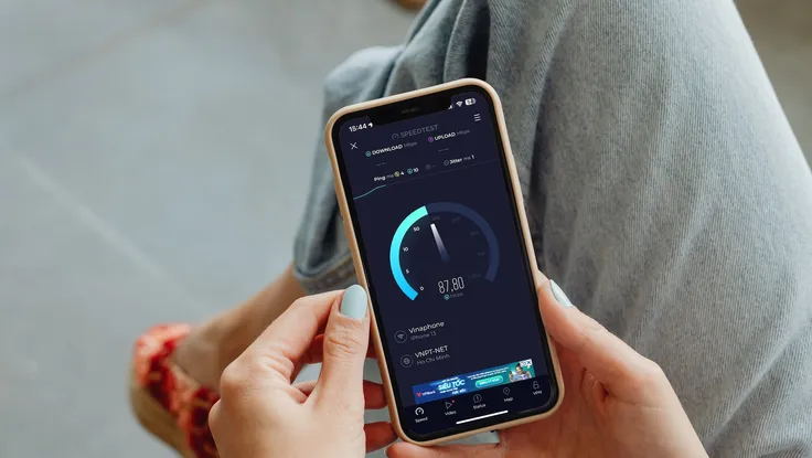 kiểm tra tốc độ internet trên iPhone