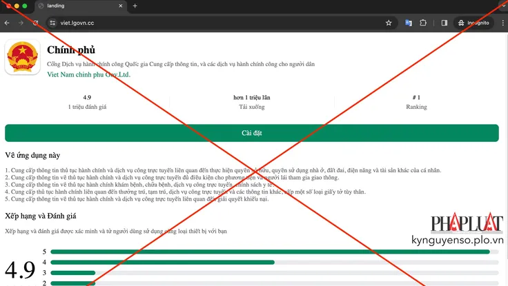 Công an chỉ cách nhận diện các ứng dụng giả mạo VNeID