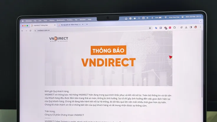 Từ vụ VNDirect bị tấn công: Chuyên gia khuyến cáo một số cách để hạn chế bị tấn công mạng 