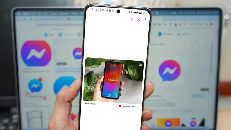 Cách gửi ảnh chất lượng cao bằng Messenger