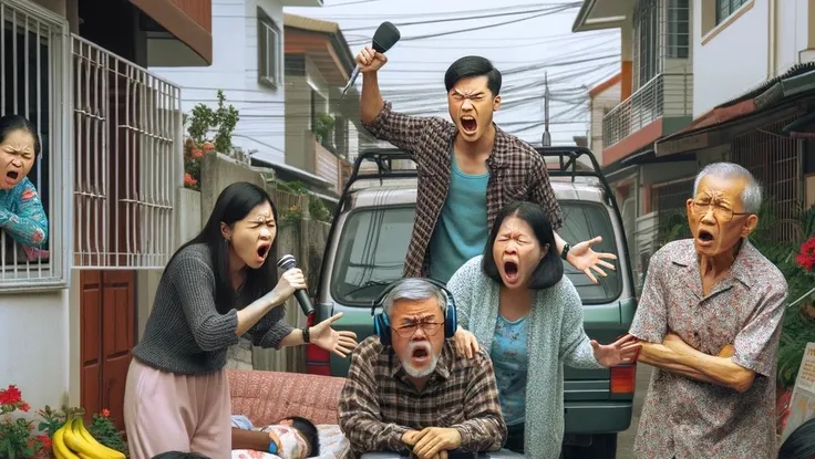 Cách phản ánh khi hàng xóm hát karaoke ồn ào