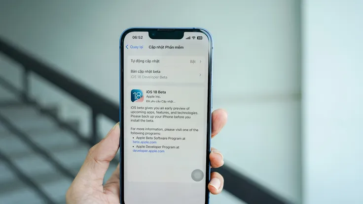 Cách cài đặt iOS 18 beta trên iPhone trước khi Apple ra mắt chính thức