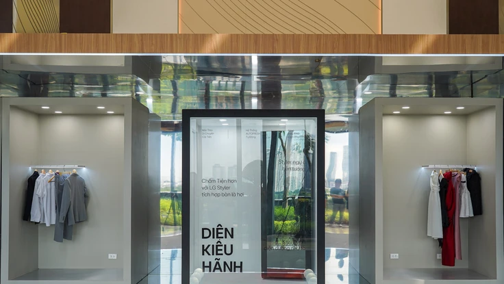 Khi tủ quần áo cũng được tích hợp công nghệ thông minh