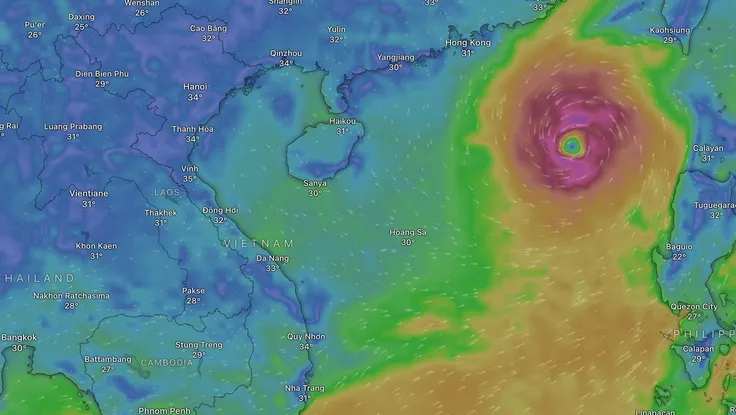 Cách theo dõi đường đi của cơn bão số 3 (bão Yagi)