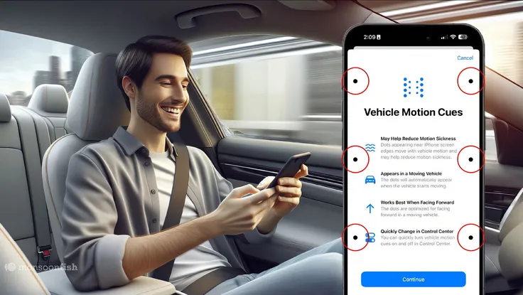 Cách bật tính năng hạn chế say tàu xe trên iPhone