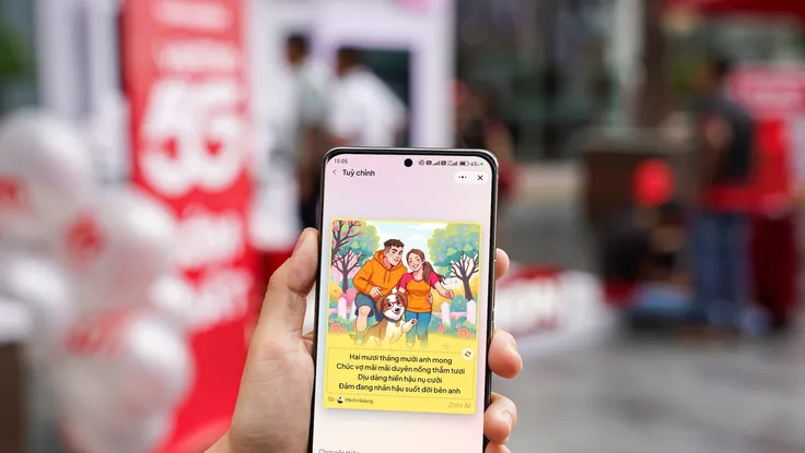 Cách tạo thiệp 20-10 bằng Zalo mới nhất năm 2024