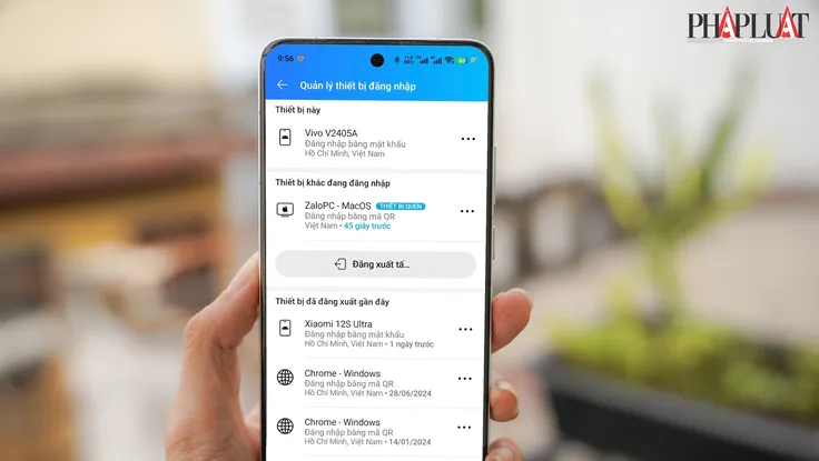 Cách đăng xuất tài khoản Zalo từ xa mới nhất 