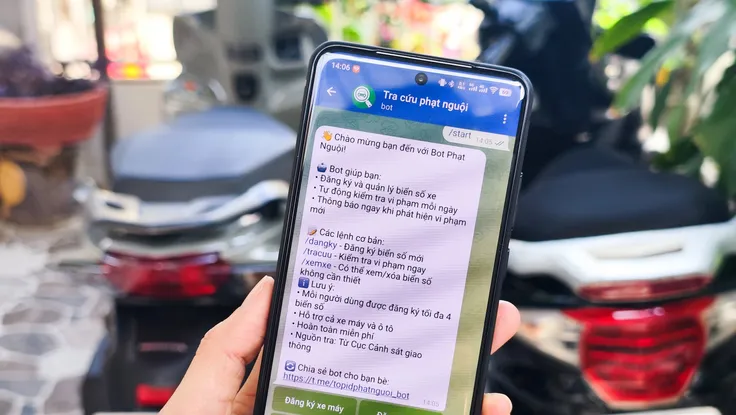 Cách tra cứu phạt nguội mới nhất trên Telegram năm 2025