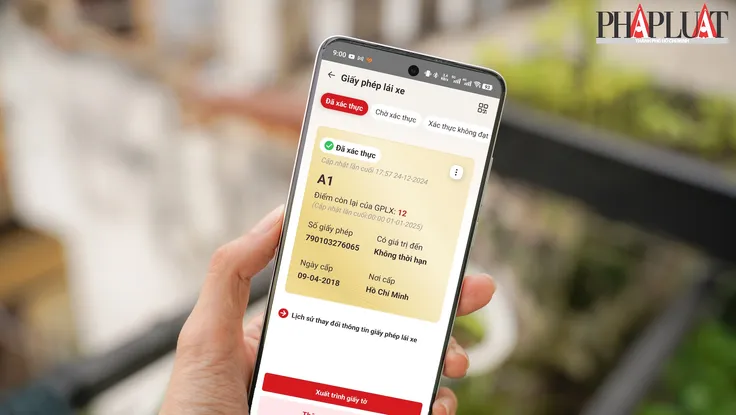 Điểm GPLX trên ứng dụng VNeID có được phục hồi sau khi bị trừ không?