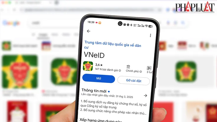 Ứng dụng VNeID 2.1.18 ra mắt với một số tính năng mới 