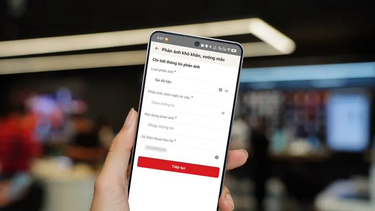 Cách gửi phản ánh khi thông tin trên ứng dụng VNeID bị sai
