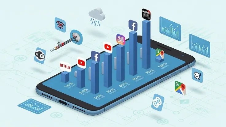 Tin công nghệ 6-8: Danh sách 5 ứng dụng ‘ngốn’ dữ liệu di động nhiều nhất