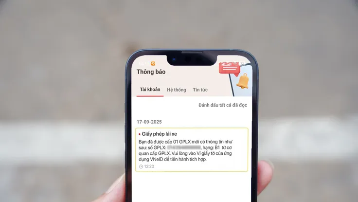 Cần làm gì khi đã đậu sát hạch nhưng GPLX chưa hiển thị trên ứng dụng VNeID?