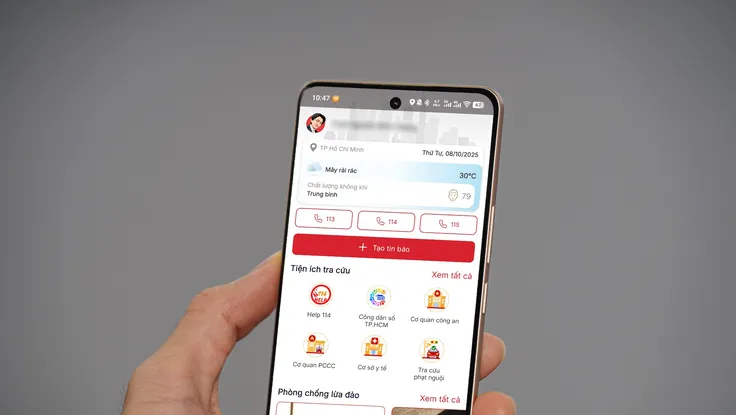 Cách tố giác tội phạm, báo cáo tai nạn giao thông bằng ứng dụng SOS an ninh trật tự