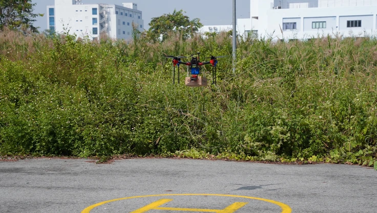 Thử nghiệm ứng dụng UAV vào hoạt động giao hàng tại Khu Công nghệ cao TP.HCM 