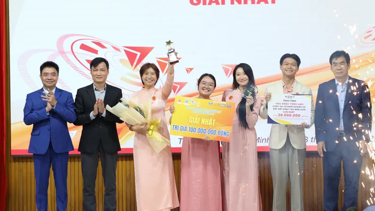 'Ánh sáng sứ' giành giải nhất cuộc thi khởi nghiệp và đổi mới sáng tạo cấp TP.HCM