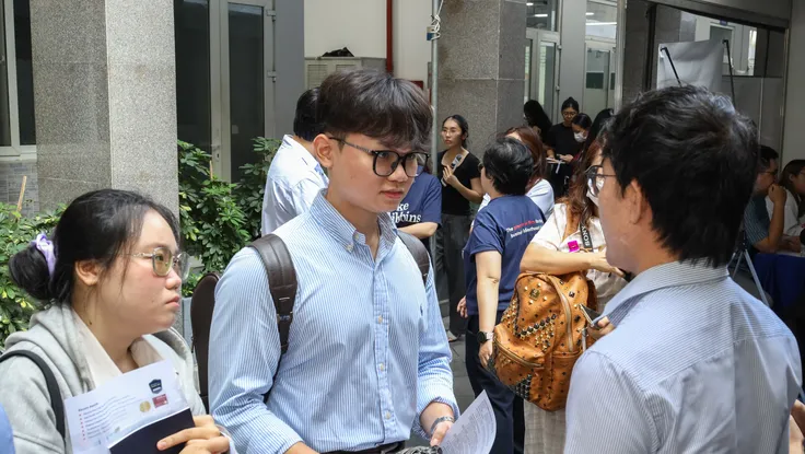 1 ngày sinh viên Luật 'thực chiến' việc làm, học sinh trải nghiệm làm sinh viên Luật