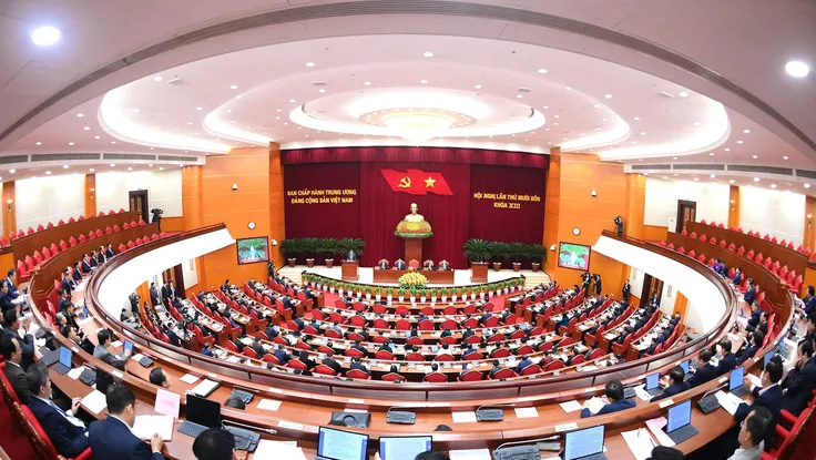 Những hình ảnh tại phiên khai mạc Hội nghị lần thứ 14 Trung ương Đảng khóa XIII