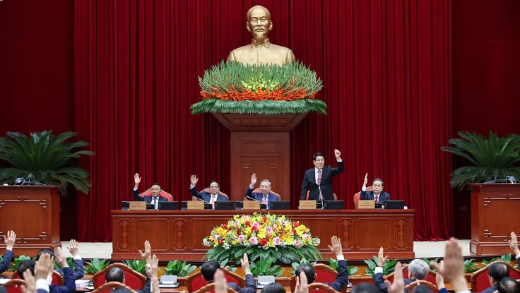 Toàn cảnh phiên khai mạc Hội nghị lần thứ 15, Trung ương khóa XIII