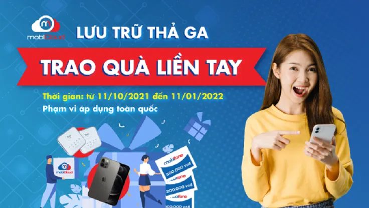 Sở hữu iPhone 12 Promax cùng chương trình 'Lưu trữ thả ga – Trao quà liền tay' 