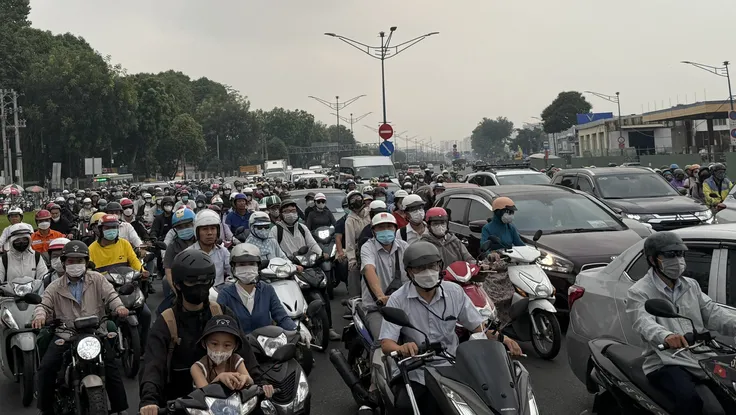 TP.HCM nghiên cứu địa bàn ô nhiễm cao phải hạn chế phương tiện giao thông