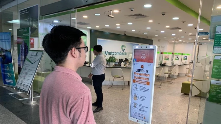 Độc đáo thiết bị quét dò thân nhiệt tự động từ xa