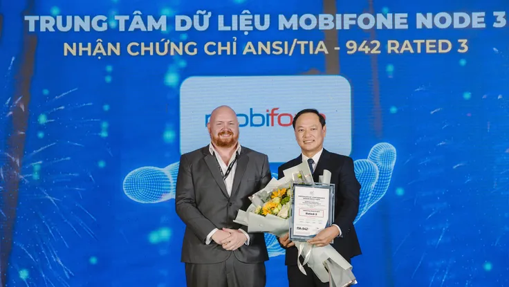 Trung tâm dữ liệu MobiFone Node 3 vinh dự nhận chứng chỉ ANSI/TIA-942 Rated 3
