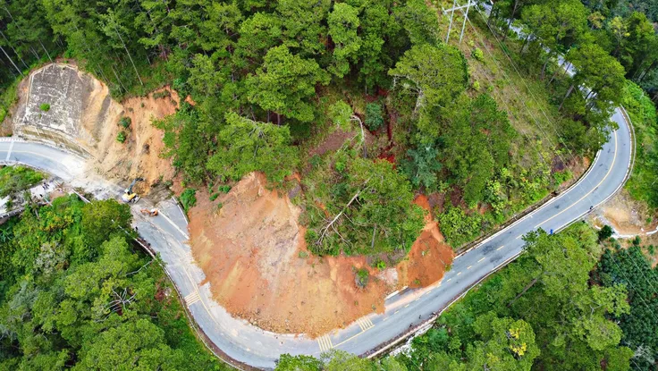  Quốc lộ 27C, Quốc lộ 20 vẫn còn 8 điểm chưa thông xe