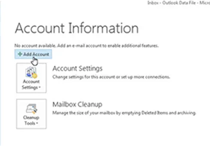 Cấu hình cho Outlook.com sử dụng được trong Microsoft Outlook