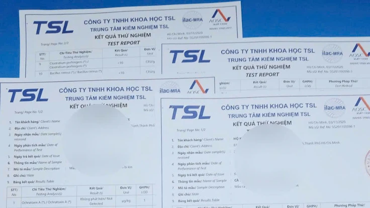 Hơn 220.000 phiếu kết quả thử nghiệm giả được Công ty TSL và Avatek cấp cho khách hàng