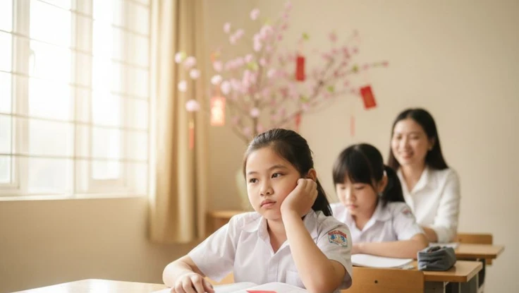 Phải làm sao khi trẻ mệt mỏi, ngại đến trường sau Tết?