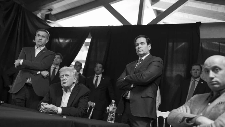 Chùm ảnh: Ông Trump theo dõi vụ Mỹ tấn công Venezuela 