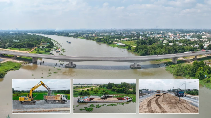 Cận cảnh cầu Bình Gởi vượt sông Sài Gòn trước ngày 'về đích' 