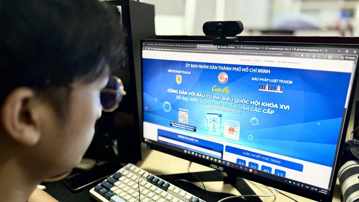 Nhiều giải thưởng hấp dẫn khi tham gia cuộc thi tìm hiểu pháp luật về bầu cử trên Pháp Luật TP.HCM