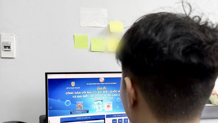 Cuộc thi 'Công dân với bầu cử' thu hút đông đảo người dân tham gia