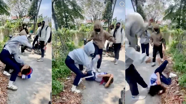 Một nữ sinh ở Đồng Nai bị nhóm học sinh nữ vây đánh hội đồng