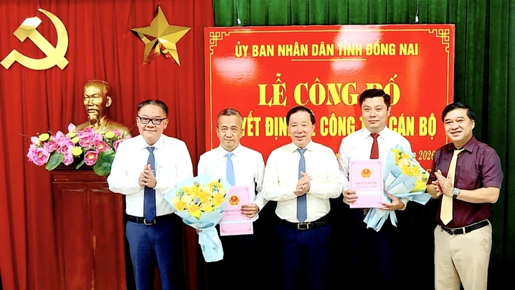 Đồng Nai bổ nhiệm Chánh văn phòng UBND tỉnh và Giám đốc Trung tâm Quỹ đất