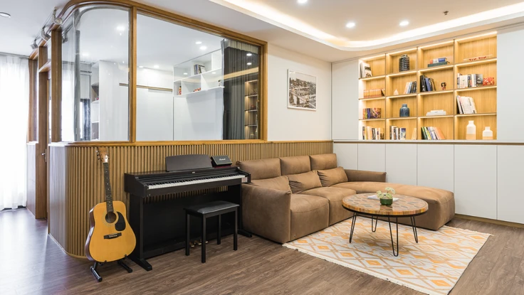 Có nên lát sàn gỗ cho phòng khách?