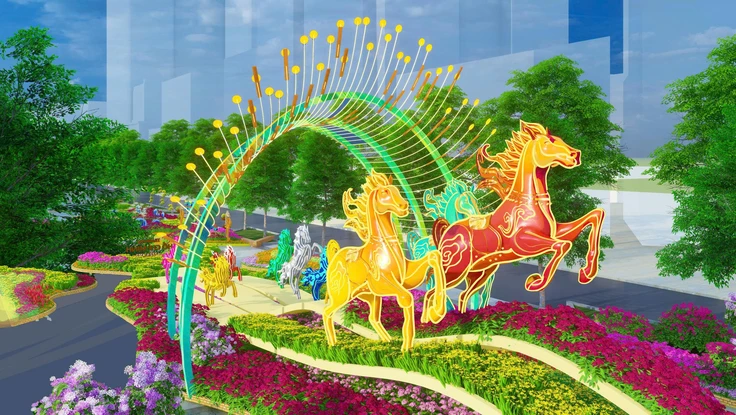 Đường hoa Nguyễn Huệ Tết Bính Ngọ 2026 lần đầu tổ chức tại 3 địa điểm