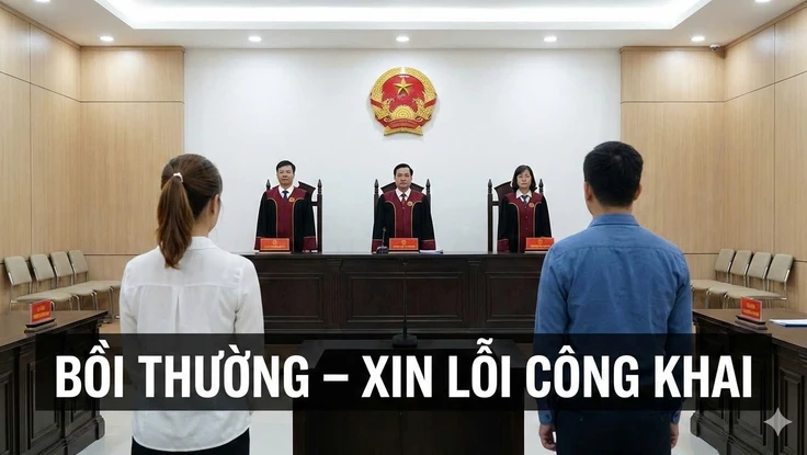 Xin lỗi, bồi thường danh dự vì “cho vợ vay tiền nhưng gửi đơn tố cáo đến cơ quan chồng”