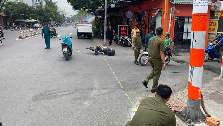 Tìm người rời khỏi hiện trường vụ tai nạn liên hoàn ở TP.HCM