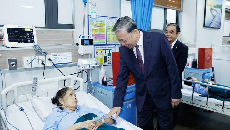 Tổng Bí thư dự lễ khởi công dự án y tế chăm sóc sức khỏe người cao tuổi